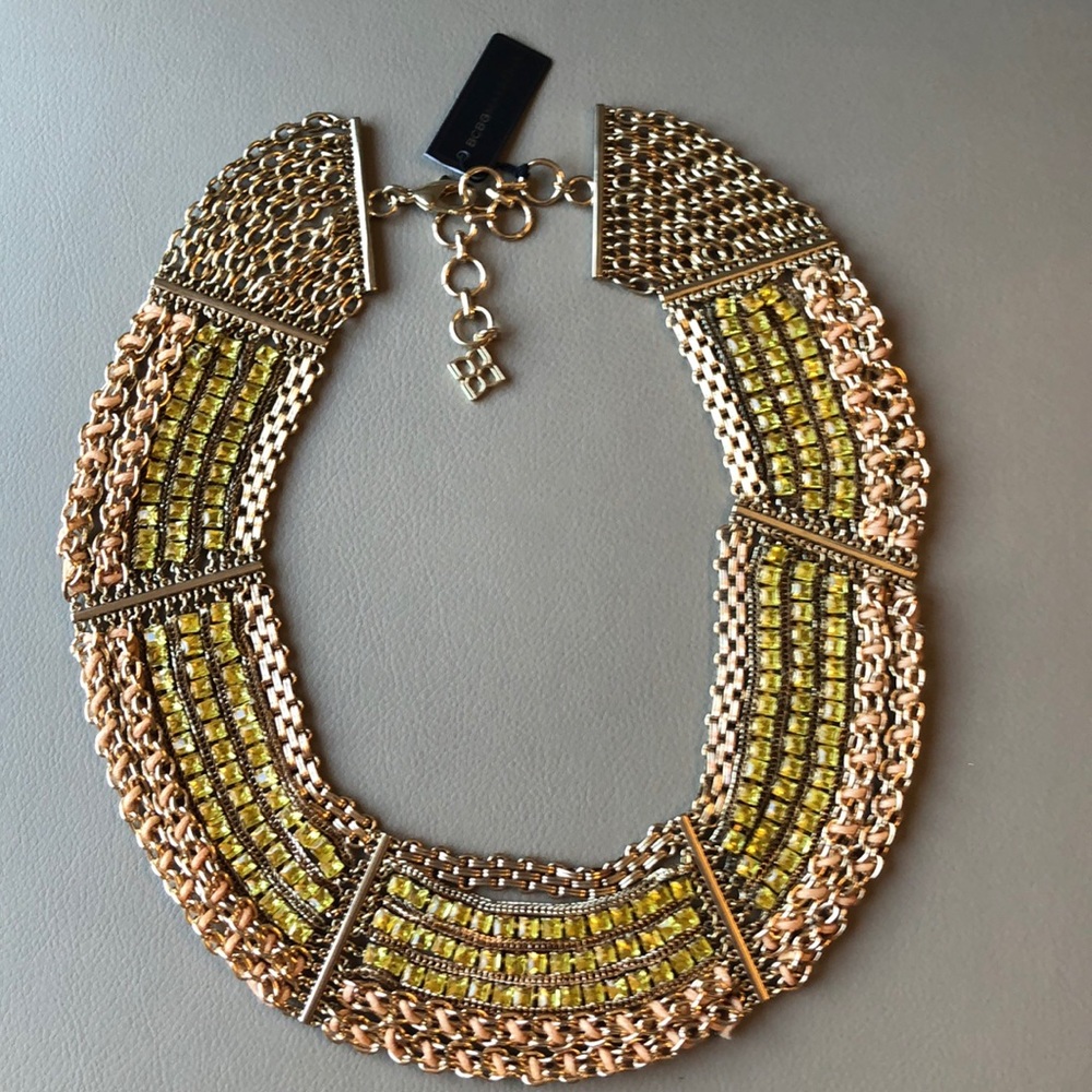 BCBG MAXAZRIA CORDED CHAIN & GLASS …